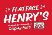 Flatface Henry's, a Handwritten Font by Flatface (Thumbnail 1 of 7)