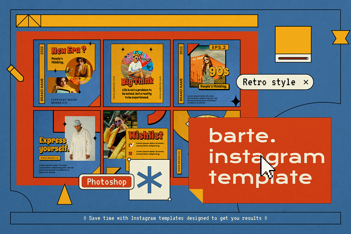 Barte Post & Story Template, a Social Media Template by Creatchees.std (Photo 1 of 5)