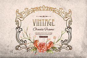 50 Vintage Frames - Victorian Style