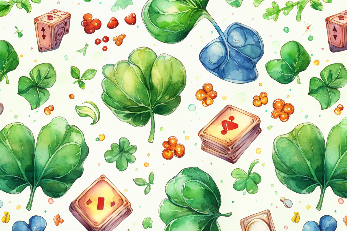 Lucky Charm Pattern, a Background Graphic by Printable Treasure (Photo 2 of 4)