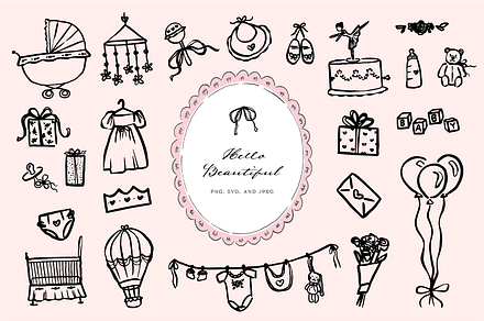 Hello Beautiful! Clipart