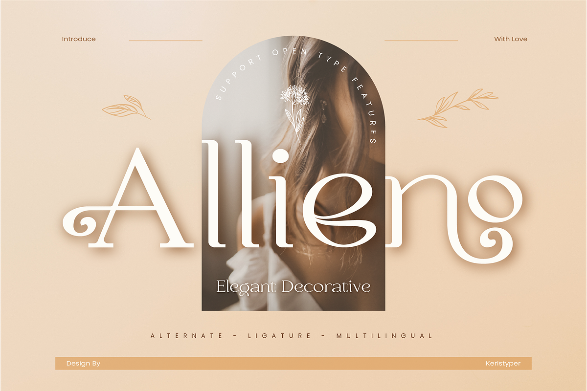 Allieno, a Serif Font by kerismaker (Photo 1 of 12)