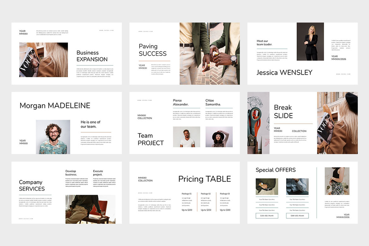 Cosea : Fashion Business Keynote, a Presentation Template by Punkl Camp (Photo 7 of 9)
