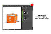 Delivery Bag Mockups, a Cups & Container Mockup by rebrandy (Thumbnail 8 of 9)