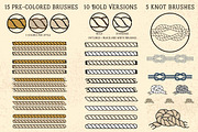 Sailor Mate's Rope Brushes I, a Brush Add-On by BAD TASTE (Thumbnail 3 of 5)