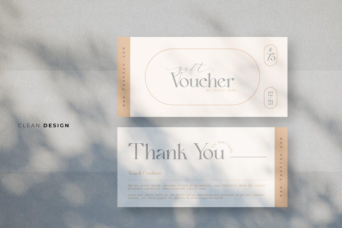 Fashion Gift Voucher, a Card Template by Ahsanjaya (Photo 2 of 3)