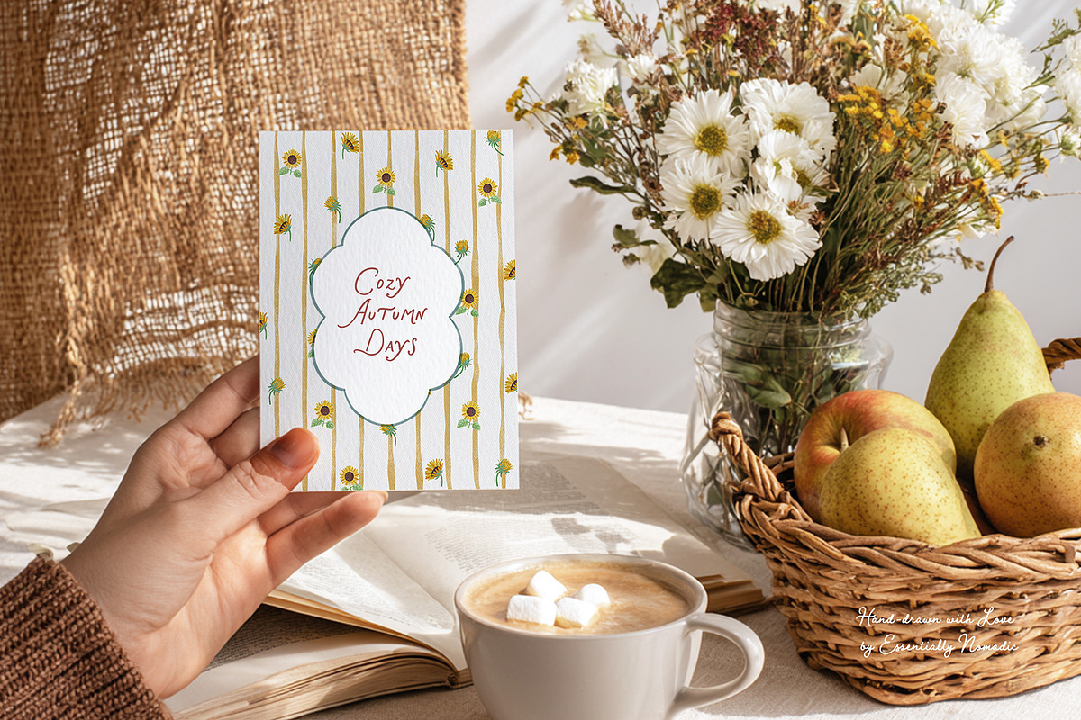 Cozy Autumn days Cottagecore Clipart, an Object Graphic by Essentially Nomadic (Photo 10 of 10)