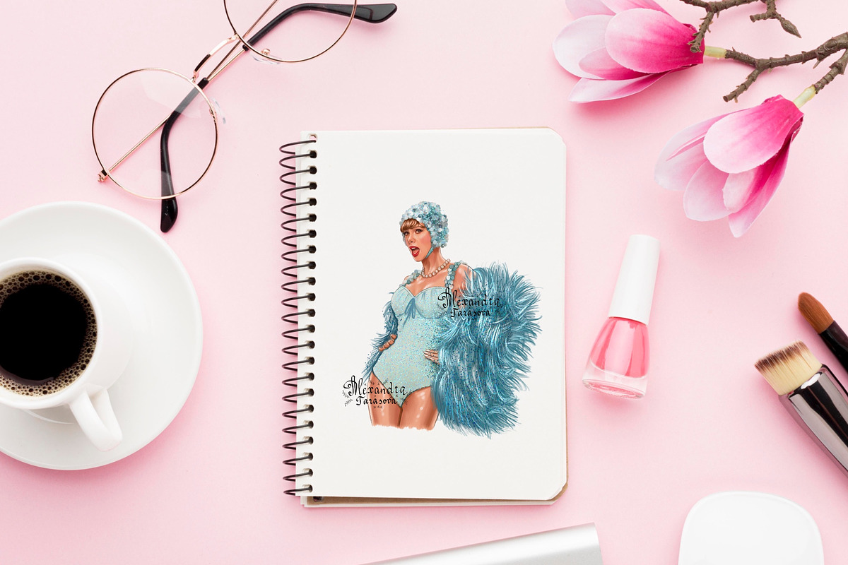 Taylor Swift Illustration, a Person Illustration by BigArtLab (Photo 4 of 5)
