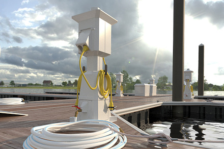 Marina Hose - White - 3D (Hose ONLY)