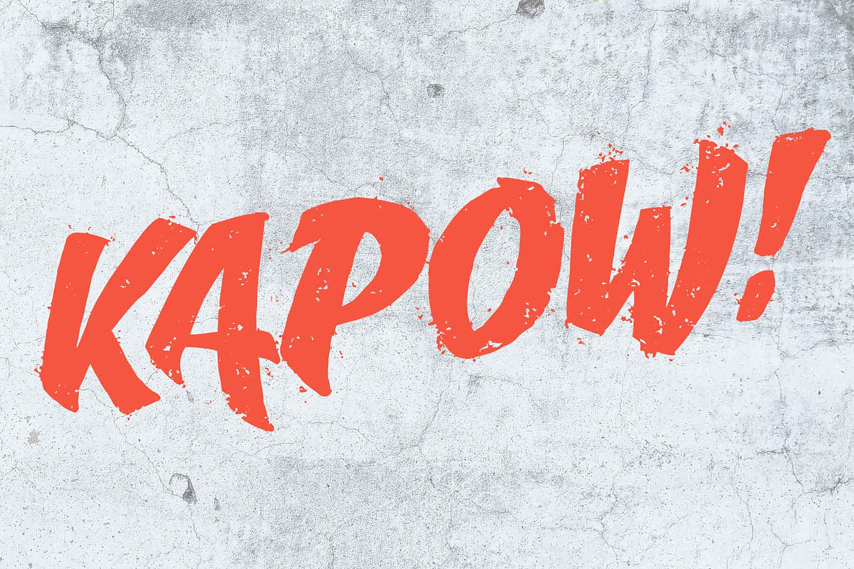 Swash Break; Brush Display Font, a Script Font by Eko Bimantara (Photo 2 of 6)