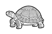 Turtle Line Art Illustration Bundle, an Illustration by Creativeshirt (Thumbnail 39 of 48)