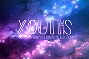 Youths - A Fun Handwritten Font, a Sans Serif Font by Nap Time Design Co. (Thumbnail 1 of 2)