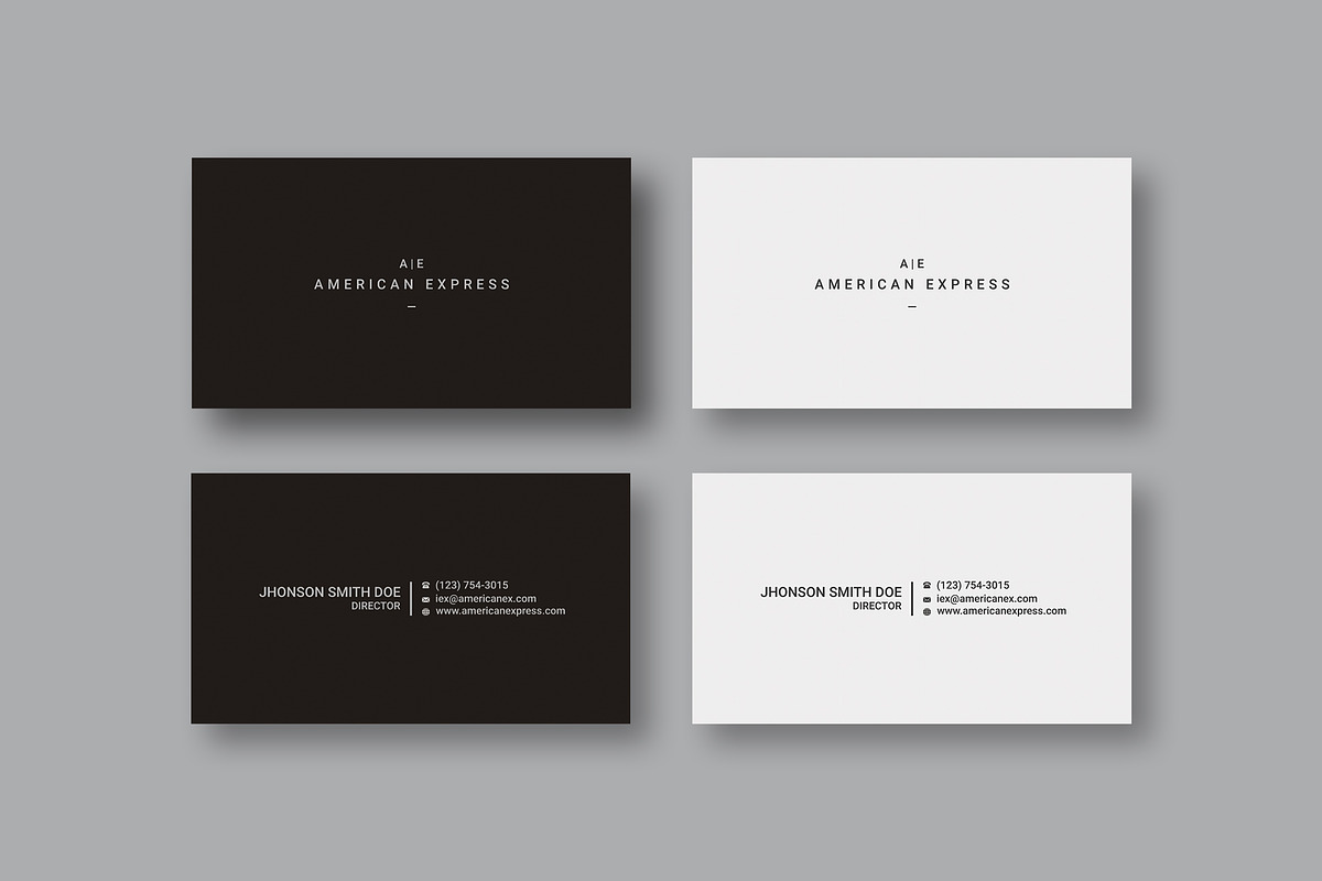Black & White Business Card, a Business Card Template by Helal Shop (Photo 5 of 5)