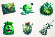 Halloween Sublimation Clipart, an Illustration by RobertsArt (Thumbnail 4 of 7)