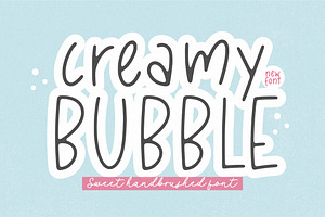 Creamy Bubble Font