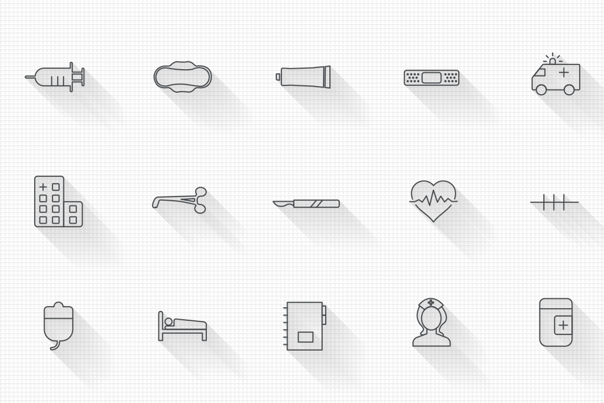 Medical/Heath iconset, an Outline Icon by Saif71 - Shop (Photo 3 of 5)
