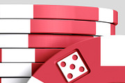 Casino Chips Mockup - 6 views, an Advertising Mockup by Illusiongraphic (Thumbnail 15 of 18)
