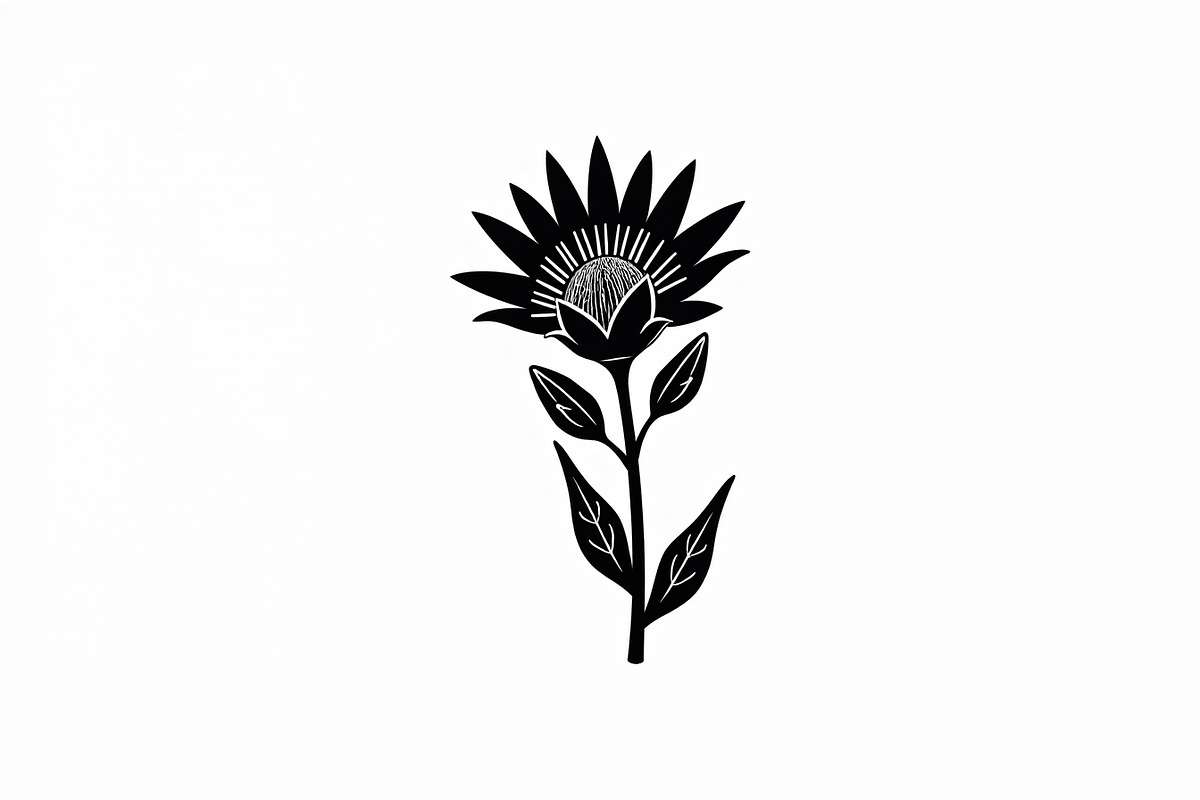 Modern Black Flower Design, an Illustration by jahid234 (Photo 20 of 21)