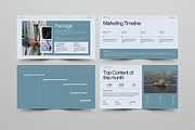 Dusty Blue Business Pitch Deck, a Presentation Template by Pani Temp. (Thumbnail 10 of 11)