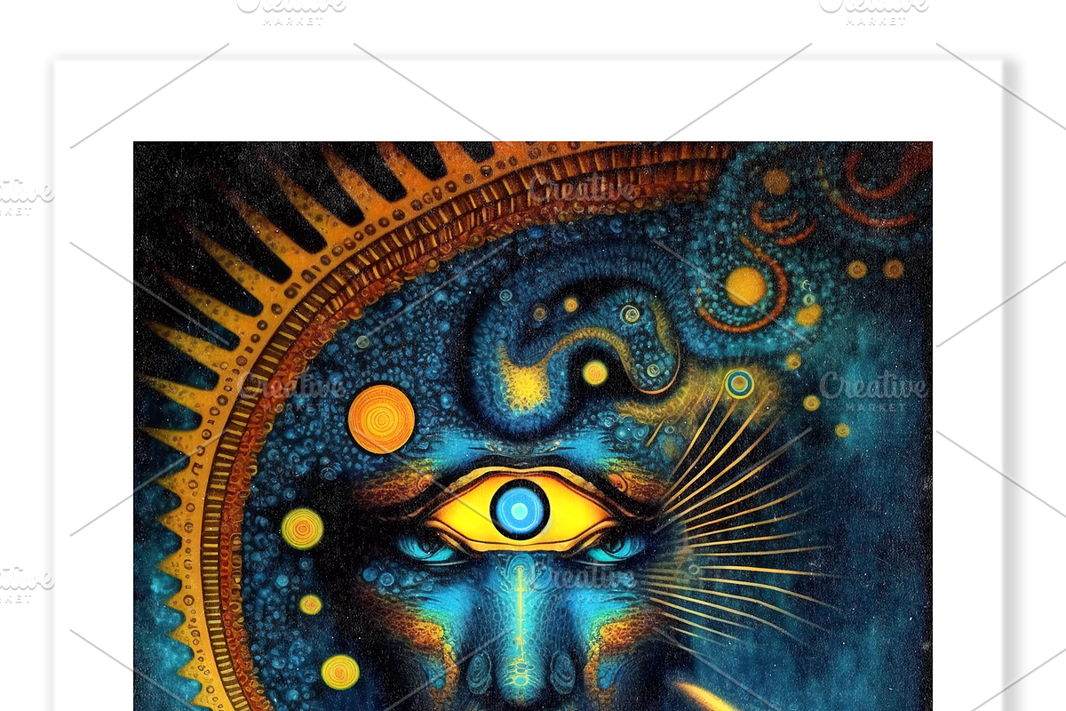 Dage Collection · Shaman Vision, a Decorative Illustration by milatovar (Photo 9 of 19)