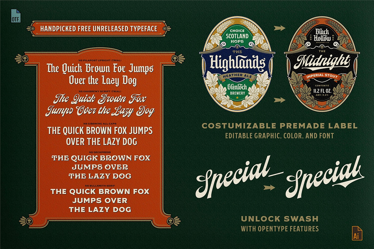 NS Liquor Label Templates, a Branding & Logo Template by Novisouldado (Photo 6 of 8)