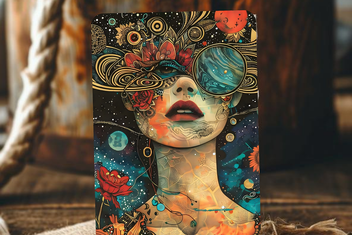 CELESTIAL PEOPLE JUNK JOURNAL PAGES, a Person Illustration by Daring Digies (Photo 7 of 8)