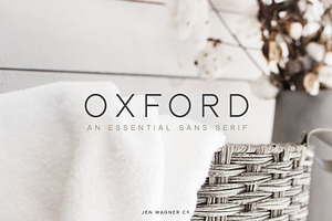 Oxford Minimal Sans Serif