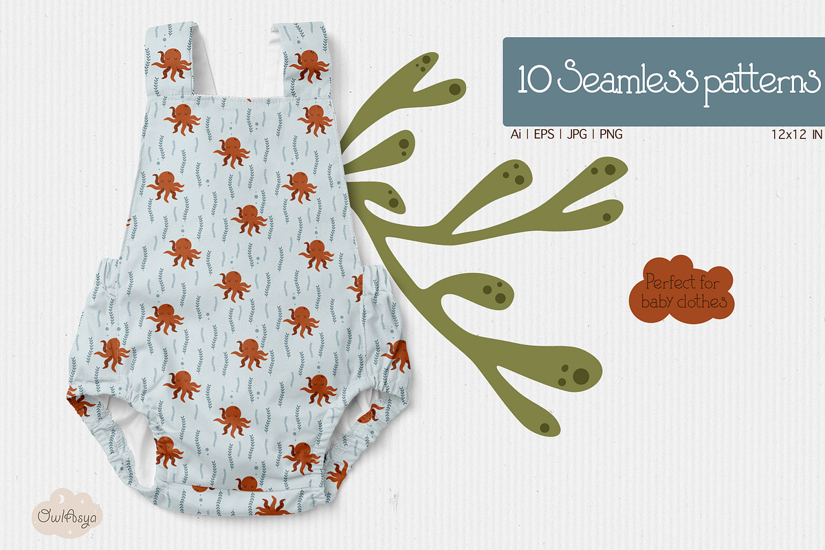 Animals alphabet collection, an Animal Illustration by owlasya (Photo 4 of 12)