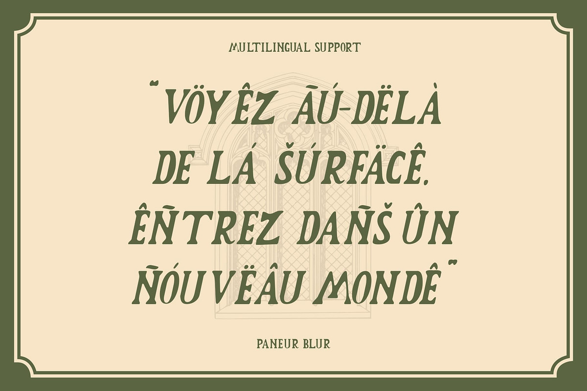 Paneur Blur, a Serif Font by Craft Supply Co. (Photo 5 of 8)