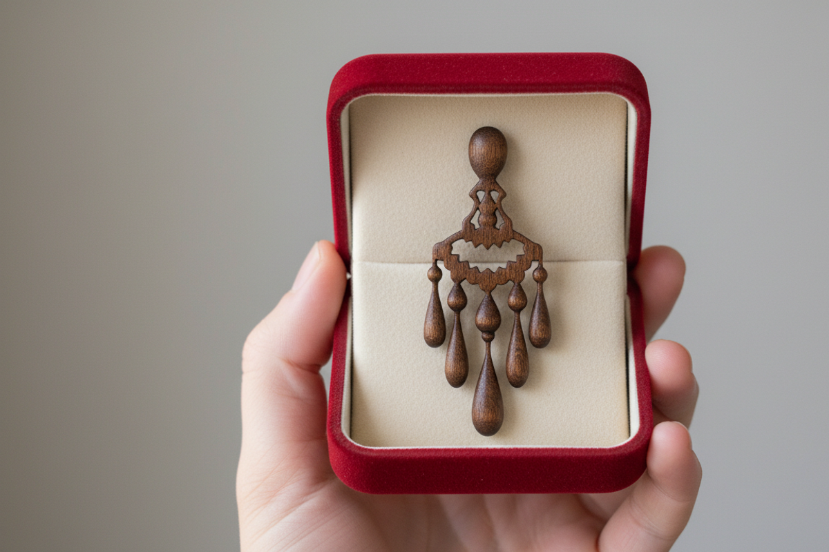 Chandelier Earring Laser Cut Design, an Object Graphic by Amazin_art (Photo 3 of 5)