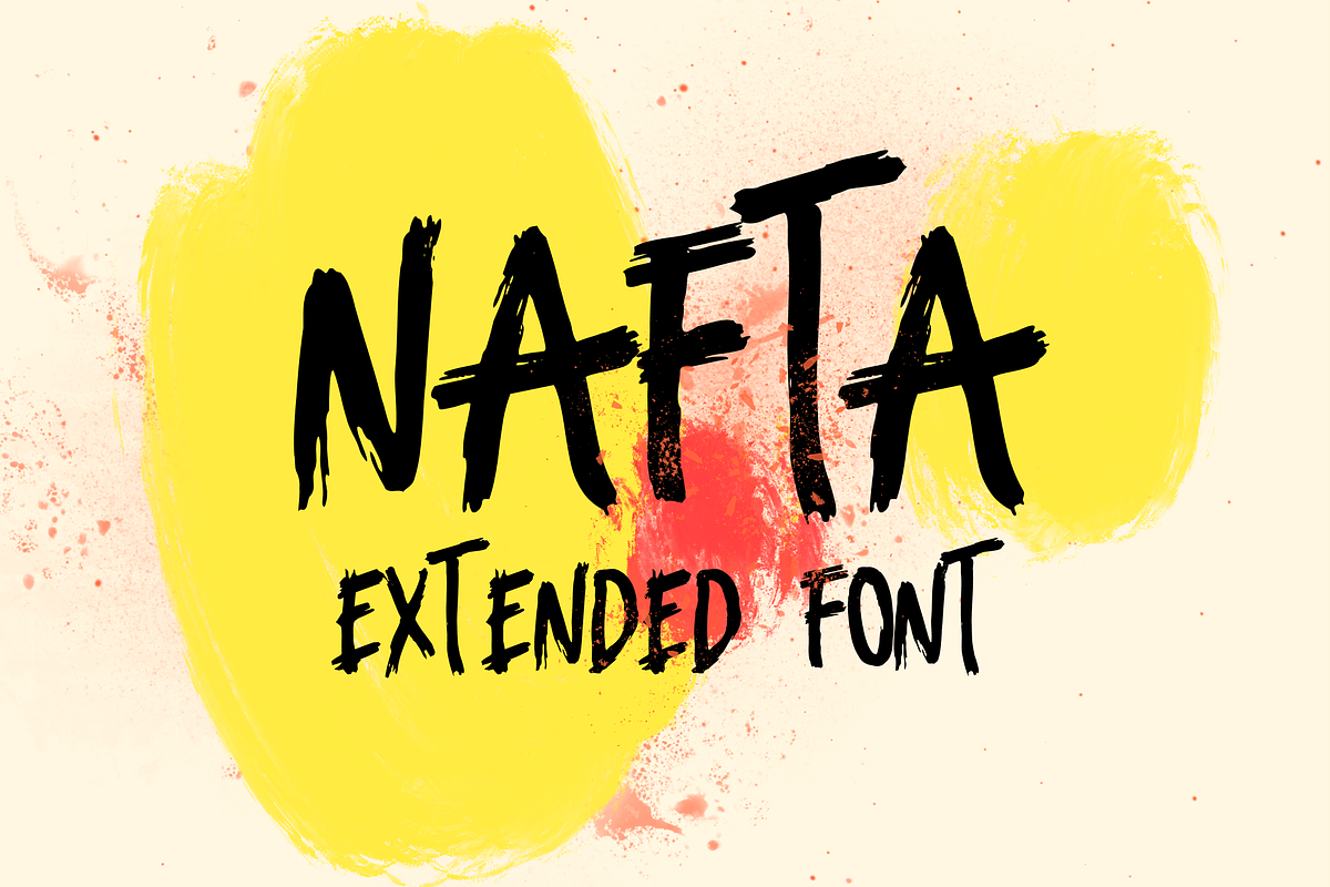 Nafta Extended Marker Font, a Script Font by Bolderaja1 Studio (Photo 1 of 12)