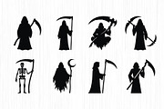 Skeleton Reaper Vector Bundle, an Object Graphic by Artonix (Thumbnail 2 of 3)