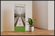 Indoor Roll-Up Banner Mockup, an Advertising Mockup by Muhazdinata (Thumbnail 4 of 10)