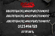 Ruthless - Horror Brush Font, a Font by Gassstype (Thumbnail 2 of 8)