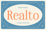 Realto – Classic Serif Font, a Serif Font by Tiptop Graphic (Thumbnail 1 of 9)