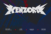 Kenzora – Superhero Game Logo Font, a Sans Serif Font by Typia Nesia (Thumbnail 1 of 11)