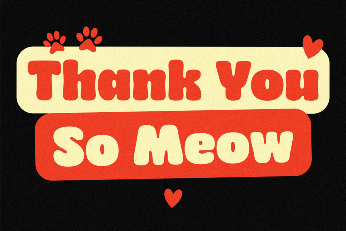 Chomp A Bold Chubby Font, a Sans Serif Font by Glowtype (Photo 15 of 15)
