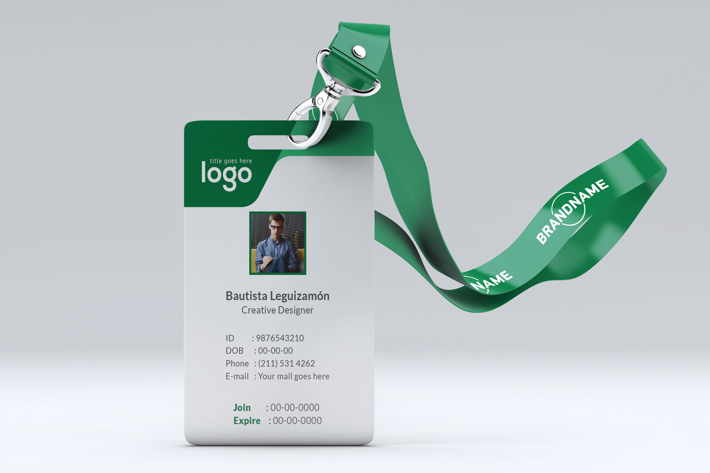 ID Card, a Stationery Template by ZAAS