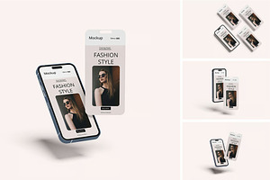 smartphone and screen mockups, an iPhone Mockup by zpackcreative