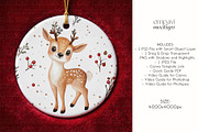 Xmas Ornament Mockup, a Household Mockup by EmpaviMockups (Thumbnail 5 of 6)