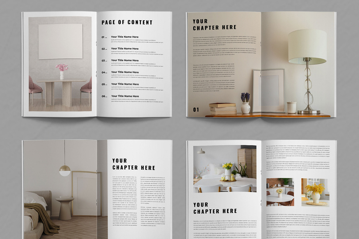 Book Template Layout, a Magazine Template by ContestDesign (Photo 2 of 3)