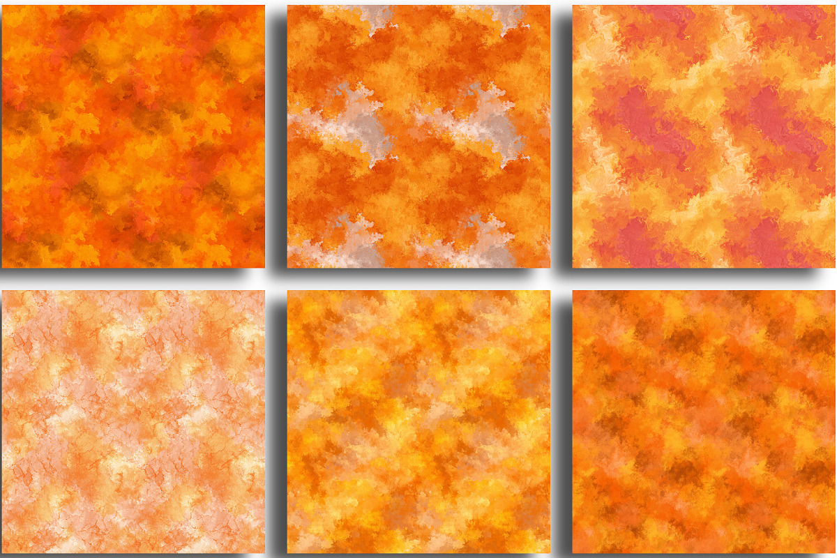 Distressed Orange Texture Digital, an Illustration by CraftArtStudio (Photo 2 of 3)