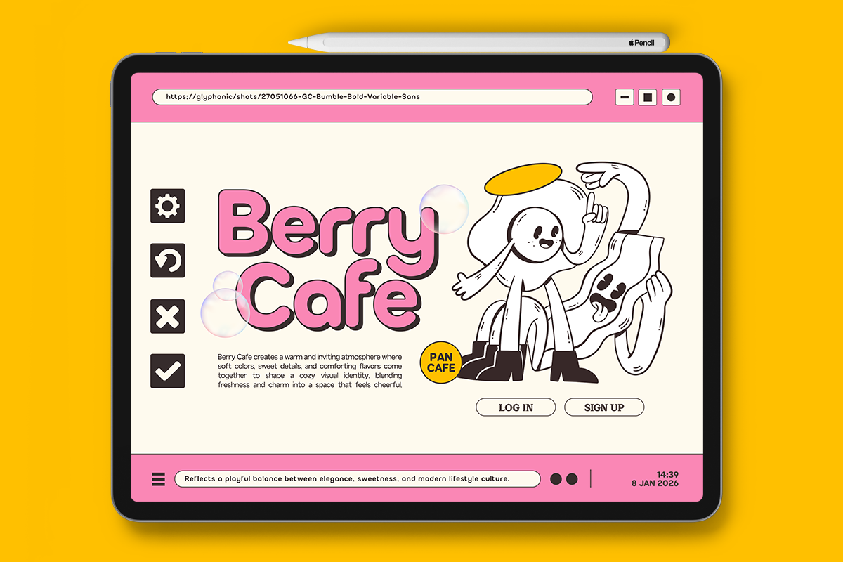 GC Bumble – Rounded Sans Display, a Sans Serif Font by Glyphonic (Photo 13 of 15)