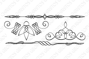 Calligraphic Line Calligraphy, an Illustration by Christos Georghiou