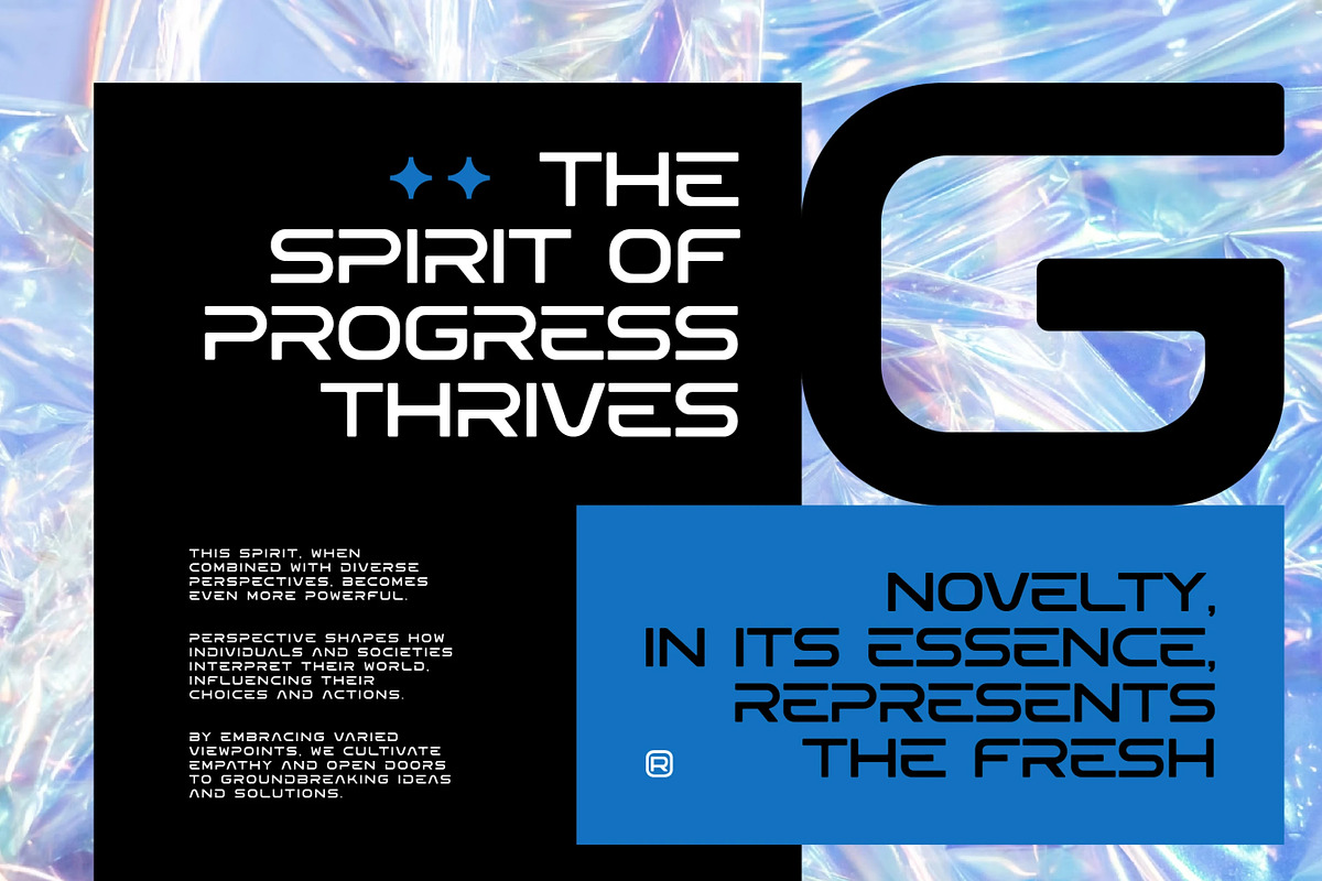 Braze - Modern Techno Display Font, a Sans Serif Font by Brand Earth (Photo 3 of 7)