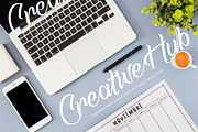 Backing, a Handwritten Font by operatype.co (Thumbnail 8 of 15)
