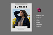 Minimal Lifestyle Magazine Template, a Magazine Template by xtratimebd (Thumbnail 1 of 4)