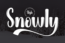 Snowly | Script Font