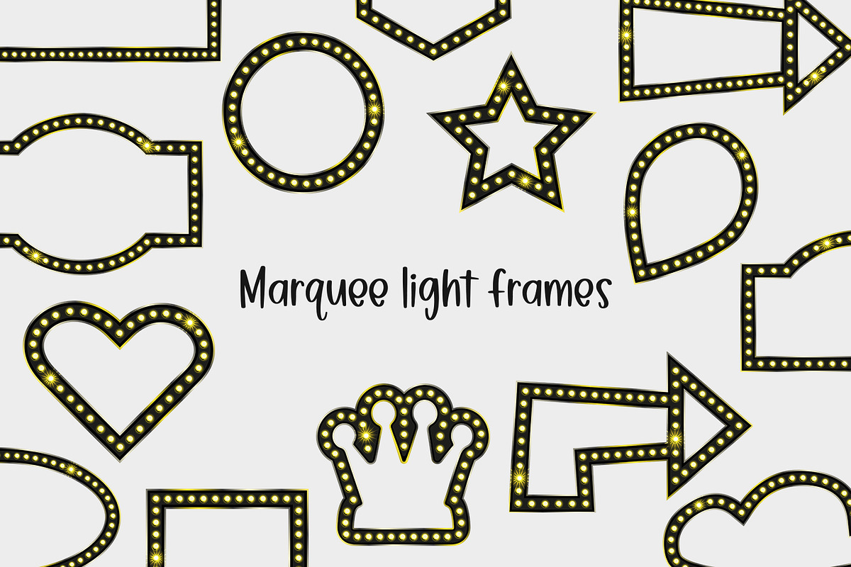 Retro geometric frame signboard EPS, an Object Graphic by MariiaVD (Photo 2 of 8)
