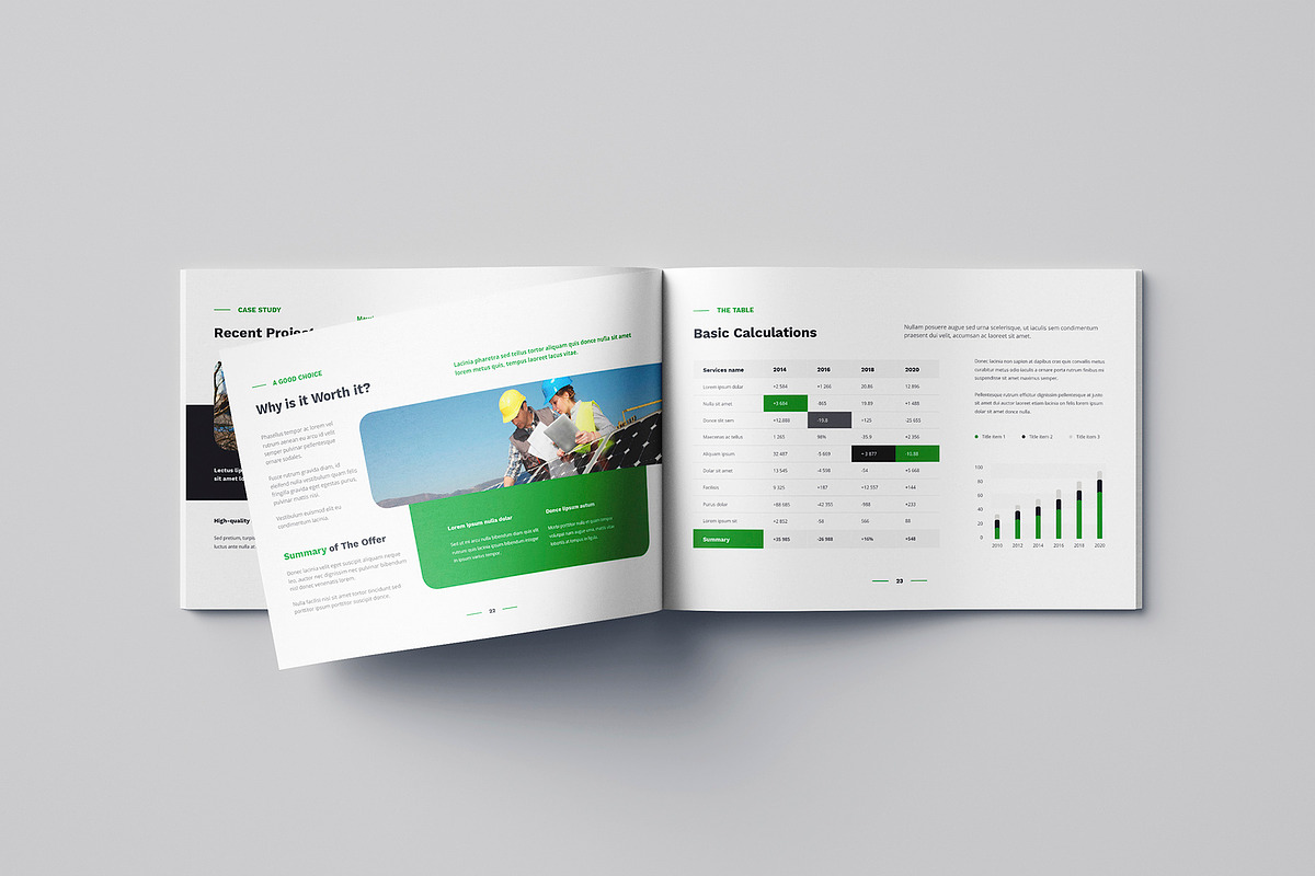 Solar Energy Company Profile LS, a Brochure Template by artbart (Photo 5 of 7)